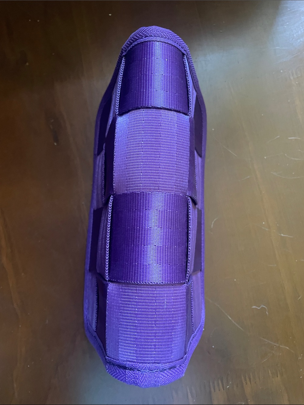 Harveys Mulberry Purple Woven Zip Classic Wallet - Picture 4 of 4